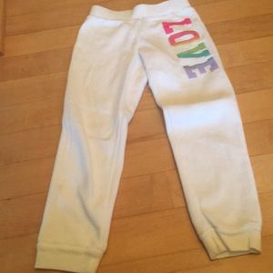 WHITE SWEATPANTS